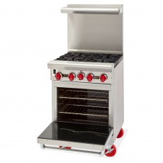American Range ARGF-12G-2B Restaurant Ranges, Green Flame, 36(w) inch, (2)Open Burner(s), (12)inch(s) Griddle, (1)Space Saving Oven(s), Natural Gas, 97k Total BTU/Hr, ETL Listed