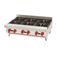 American Range ARSHP-24-2 Hot Plates, 24(w) inch, (2)Open Burner(s), Countertop, Natural Gas, 64k Total BTU/Hr, ETL Listed 24(w) x 18(d) x 10(h) inch