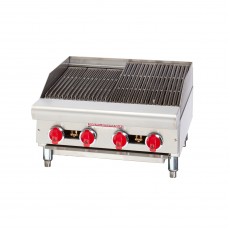 American Range ARSRB-12 Radiant Charbroilers, 12(w) inch, (2)Burner(s), Countertop, Natural Gas, 30k Total BTU/Hr, ETL Listed