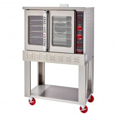American Range M-1HE Majestic Convection Ovens, 40(w) inch, Single Deck, Double Glass Door, Full-Size, Bakery Depth, (2)Burner(s), Natural Gas, 70k Total BTU/Hr, ETL Listed