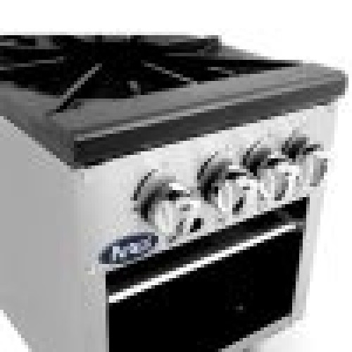 Atosa ATSP-18-2 Double Stock Pot Stove, (4)Burner(s), Standard Height, Natural Gas, 160k Total BTU/hr, ETL Listed