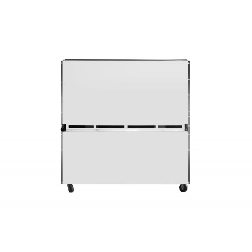 Atosa AGR-8B-NG 48(w) inch Gas Ranges, (8)Open Burner(s) w/ (2)Standard Oven(s), Natural Gas, 304k Total BTU/hr, Casters, ETL Listed