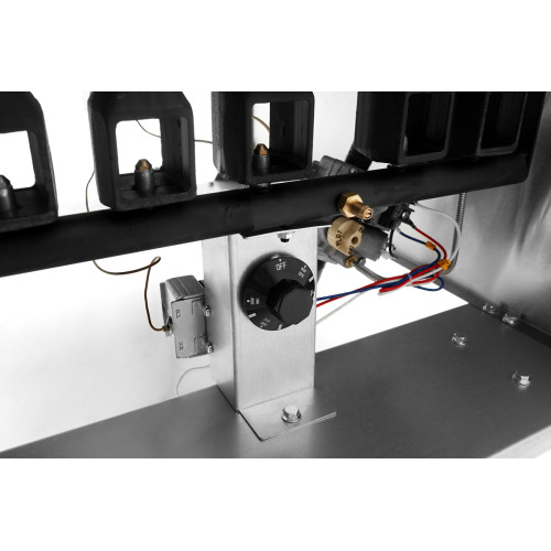 Atosa ATFS-35ES 35lb (3) Burner(s) Stainless Steel Deep Fryer, Natural Gas, 60k BTU, ETL Listed