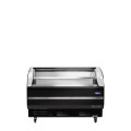 Atosa ATHOM-60 63(w) inch Horizontal Open Air Merchandiser, Black Exterior, Glass Side Panel, (2)Shelve(s), 10.27Cu.ft, 3/5hp, 115v/60/1-ph, ETL Listed