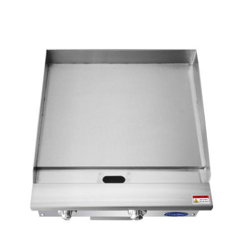 Atosa ATMG-24 24(w) inch (2)Burner(s) Griddle, Manual Control, 60k Total BTU/hr, Natural Gas, ETL Listed