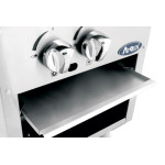 Atosa ATSP-18-1L Single Stock Pot Stove, (2)Burner(s), Low Height, Natural Gas, 80k Total BTU/hr, ETL Listed
