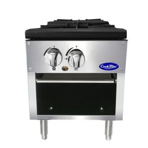 Atosa ATSP-18-1 (2)Burner(s), Single Stock Pot Stove, Standard Height 18(w) x 20-9/10(d) x 22-4/5(h) inch, Natural Gas, 80k Total BTU/hr, ETL Listed Atosa ATSP-18-1 (2)Burner(s), Single Stock Pot Stove, Standard Height 18(w) x 20-9/10(d) x 22-4/5(h) inch, Natural Gas, 80k Total BTU/hr, ETL Listed