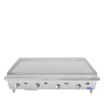 Atosa ATTG-48 48(w) inch (4)Burner(s) Griddle, Thermostatic, 1 inch thick Plate, 100k Total BTU/hr, Natural Gas, ETL Listed