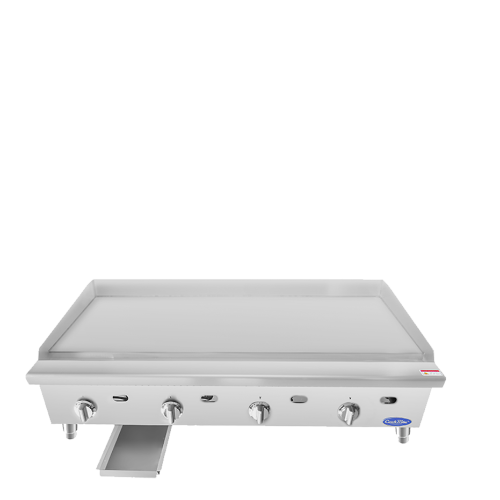 Atosa ATTG-48 48(w) inch (4)Burner(s) Griddle, Thermostatic, 1 inch thick Plate, 100k Total BTU/hr, Natural Gas, ETL Listed