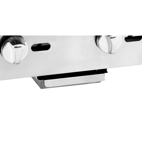 Atosa ATTG-48 48(w) inch (4)Burner(s) Griddle, Thermostatic, 1 inch thick Plate, 100k Total BTU/hr, Natural Gas, ETL Listed