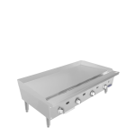 Atosa ATTG-48 48(w) inch (4)Burner(s) Griddle, Thermostatic, 1 inch thick Plate, 100k Total BTU/hr, Natural Gas, ETL Listed
