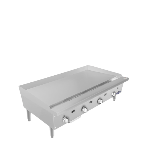 Atosa ATTG-48 48(w) inch (4)Burner(s) Griddle, Thermostatic, 1 inch thick Plate, 100k Total BTU/hr, Natural Gas, ETL Listed