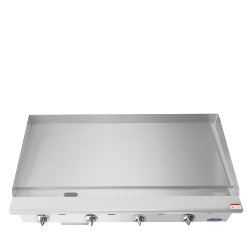 Atosa ATTG-48 48(w) inch (4)Burner(s) Griddle, Thermostatic, 1 inch thick Plate, 100k Total BTU/hr, Natural Gas, ETL Listed