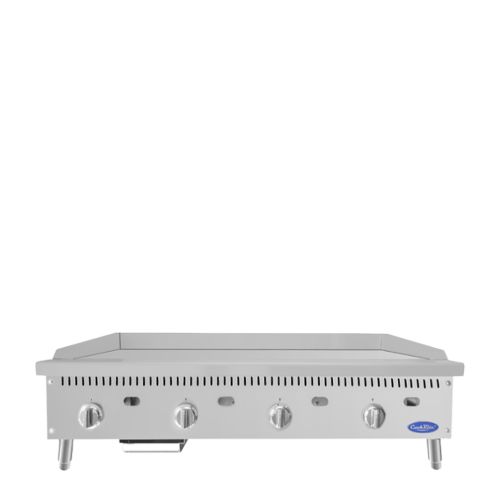 Atosa ATTG-48 48(w) inch (4)Burner(s) Griddle, Thermostatic, 1 inch thick Plate, 100k Total BTU/hr, Natural Gas, ETL Listed