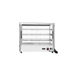 Atosa CHDS-71 35-7/8(w) inch (2)Door(s) Countertop Heated Square Display Case, 7.1Cu.ft, (3)Shelve(s), 115v/60/1, 1650w, ETL Listed