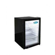 Atosa CTD-3 17-1/4(w) inch Countertop Merchandiser Cooler, (1)Swing Glass Door(s), (3)Shelve(s), 2.4Cu.ft, 1/10 hp, 115v/60/1-ph, ETL Listed