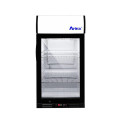 Atosa CTD-3ST 18-1/8(w) inch Countertop Merchandiser Cooler, (1)Swing Glass Door(s), (2)Shelve(s), 2.4Cu.ft, 1/8hp, 115v/60/1-ph, ETL Listed