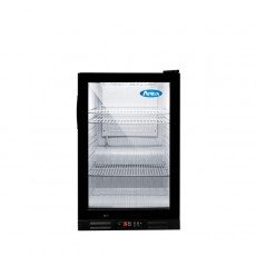 Atosa CTD-3T 17-1/4(w) inch (1)Glass Door(s) Merchandiser Cooler, Countertop, (2)Shelve(s), 2.4Cu.ft, 1/10 hp, 115v/60/1, ETL Listed