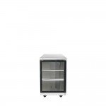 Atosa MBB23GGR 23(w) inch Back Bar Cooler, (1)Glass Swing Door(s), (2)Shelve(s), 8.2Cu.ft, 1/7hp, 115v/60/1-ph, ETL Listed 