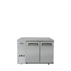 Atosa MBB48GR 48(w) inch Back Bar Cooler, (2)Solid Swing Door(s), Stainless Steel, (4)Shelve(s), 13.4Cu.ft, 1/7hp, 115v/60/1-ph, ETL Listed 
