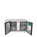 Atosa MBB69GR 68(w) inch Back Bar Cooler, (2)Solid Swing Door(s), Stainless Steel, (4)Shelve(s), 21.5Cu.ft, 1/6hp, 115v/60/1-ph, ETL Listed 