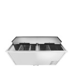 Atosa MBC65GR 64-4/5(w) inch Horizontal Bottle Cooler, (2)Sliding Top Door(s), (4)Wire Divider(s), 16.4Cu.ft, 1/7hp, 115v/60/1-ph, ETL Listed