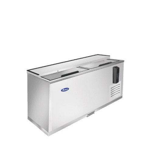 Atosa MBC65GR 64-4/5(w) inch Horizontal Bottle Cooler, (2)Sliding Top Door(s), (4)Wire Divider(s), 16.4Cu.ft, 1/7hp, 115v/60/1-ph, ETL Listed