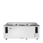 Atosa MBC80GR 80-1/2(w) inch inch Horizontal Bottle Cooler, (3)Sliding Top Door(s), (5)Wire Divider(s), 21.2Cu.ft, 1/5hp, 115v/60/1-ph, ETL Listed