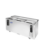 Atosa MBC80GR 80-1/2(w) inch inch Horizontal Bottle Cooler, (3)Sliding Top Door(s), (5)Wire Divider(s), 21.2Cu.ft, 1/5hp, 115v/60/1-ph, ETL Listed
