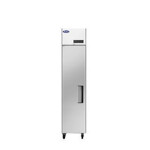 Atosa MBF15RSGR 17-3/4(w) inch Top Mount Reach-In Upright Refrigerators, (1)Solid Swing Door(s), Left Hinged, 13Cu.ft, (3)Shelve(s), 1/7hp, 115v/60/1-ph, Casters, ETL Listed, Energy Star