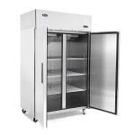 Atosa MBF8005GR 51-3/4(w) inch Top Mount Reach-In Upright Refrigerator, (2)Solid Swing Door(s), 43.2Cu.ft, (6)Shelve(s), 1/5hp, 115v/60/1-ph, Casters, ETL Listed, Energy Star