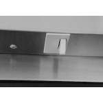 Atosa MBF8010GR 28-3/4(w) inch Top Mount Reach-In Upright Refrigerator, (2)Divided Solid Swing Door(s), Right Hinged, 21.4Cu.ft, (3)Shelve(s), 1/7hp, 115v/60/1-ph, Casters, ETL Listed, Energy Star