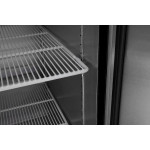 Atosa MBF8010GR 28-3/4(w) inch Top Mount Reach-In Upright Refrigerator, (2)Divided Solid Swing Door(s), Right Hinged, 21.4Cu.ft, (3)Shelve(s), 1/7hp, 115v/60/1-ph, Casters, ETL Listed, Energy Star