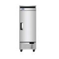 Atosa MBF8505GRL 27(w) inch (1)Solid Door(s) Bottom Mount Reach-In Upright Left-Hand Hinge Refrigerator, 19.1Cu.ft, (3)Shelve(s), 1/7hp, 115v/60/1, Casters, ETL Listed