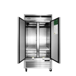 Atosa MBF8502GR 39-1/2(w) inch Bottom Mount Reach-In Upright Freezer, (2)Solid Swing Door(s), 28.5Cu.Ft, (6)Shelve(s), 3/4hp, 115v/60/1-ph, Casters, ETL Listed, Energy Star