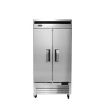 Atosa MBF8502GR 39-1/2(w) inch Bottom Mount Reach-In Upright Freezer, (2)Solid Swing Door(s), 28.5Cu.Ft, (6)Shelve(s), 3/4hp, 115v/60/1-ph, Casters, ETL Listed, Energy Star