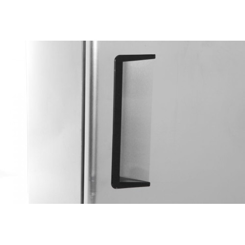 Atosa MBF8508GR 81-9/10(w) inch Bottom Mount Reach-In Upright Refrigerator, (3)Solid Swing Door(s), 68Cu.ft, (9)Shelve(s), 1/4hp, 115v/60/1-ph, Casters, ETL Listed, Energy Star