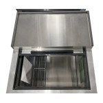 Atosa MBGF24GR 24-1/2(w) inch Glass Froster, (1)Sliding Solid Door(s), (4)Shelve(s), 5Cu.ft, 2/5hp, 115v/60/1-ph, ETL Listed