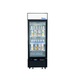 Atosa MCF8720GR 27(w) inch Bottom Mount Merchandiser Freezer, (1)Glass Swing Door(s), Right Hinged, (4)Shelve(s), 19.4Cu.ft, 1/2hp, 115v/60/1-ph, ETL Listed, Energy Star