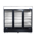 Atosa MCF8724GR 81-9/10(w) inch Bottom Mount Merchandiser Cooler, (3)Glass Swing Door(s), Black Exterior Color, 69.5Cu.ft, (12)Shelve(s), 1/4hp, 115v/60/1-ph, ETL Listed, Energy Star