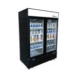Atosa MCF8733GR 28.5 Cu. Ft. Bottom Mount Merchandiser Cooler with 2 Glass Doors