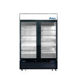 Atosa MCF8733GR 28.5 Cu. Ft. Bottom Mount Merchandiser Cooler with 2 Glass Doors