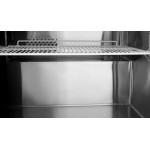 Atosa MGF8410GR Worktop Refrigerators, 60-1/5(w) inch, (2)Door(s), 17.2Cu.ft, (2)Shelve(s), 1/5hp, 115v/60/1-ph, Casters, ETL Listed