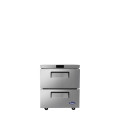Atosa MGF8415GR 27-1/2(w) inch Undercounter Refrigerators, (2)Drawer(s), 7.15Cu.ft, (12)1/6 Pans(s), Casters, 1/7hp, 115v/60/1-ph, ETL Listed
