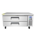 Atosa MGF8450GR 48-2/2(w) inch Refrigerated Chef Base, (2)Drawer(s), 7.7Cu.ft, 1/7hp, 115v/60/1-ph, ETL Listed, Energy Star