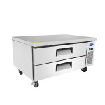 Atosa MGF8450GR 48-2/2(w) inch Refrigerated Chef Base, (2)Drawer(s), 7.7Cu.ft, 1/7hp, 115v/60/1-ph, ETL Listed, Energy Star