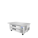 Atosa MGF8451GR 52(w) inch Refrigerated Chef Base, (2)Drawer(s), 8.4Cu.ft, 1/7hp, 115v/60/1-ph, ETL Listed, Energy Star