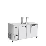 Atosa MKC68GR 68(w) inch Direct Draw Keg Cooler, (2)Faucet Tower(s), (2)Solid Swing Door(s), 21.5Cu.ft, 1/7hp, 115v/60/1-ph, ETL Listed