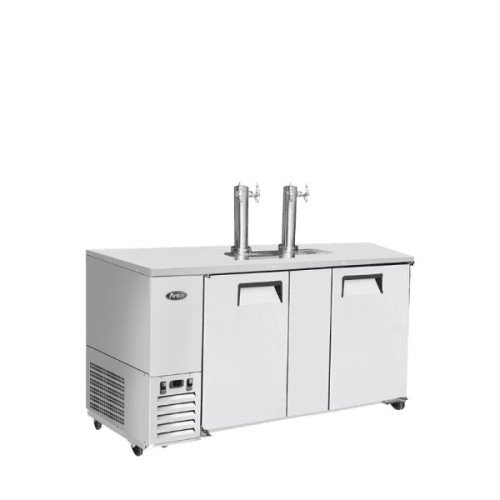 Atosa MKC68GR 68(w) inch Direct Draw Keg Cooler, (2)Faucet Tower(s), (2)Solid Swing Door(s), 21.5Cu.ft, 1/7hp, 115v/60/1-ph, ETL Listed