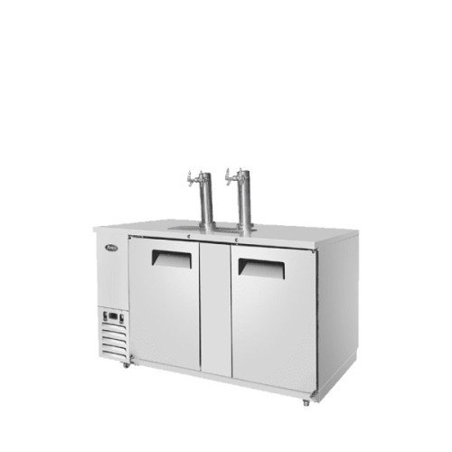 Atosa MKC68GR 68(w) inch Direct Draw Keg Cooler, (2)Faucet Tower(s), (2)Solid Swing Door(s), 21.5Cu.ft, 1/7hp, 115v/60/1-ph, ETL Listed